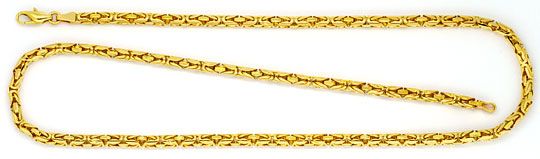 Foto 1 - Königskette Goldkette Gelbgold, Selten Rund geschliffen, K2264