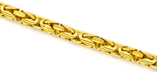 Foto 2 - Königskette Goldkette Gelbgold, Selten Rund geschliffen, K2264