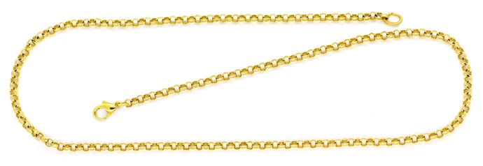 Foto 1 - Goldkette Erbsenmuster 46cm lang 14K Gelbgold, K3318